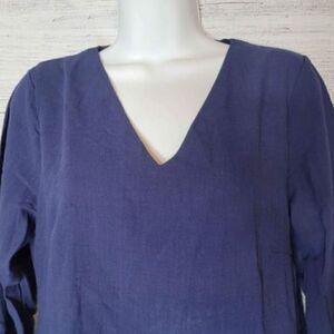 Women's Puff Sleeve Tiered Dress Small